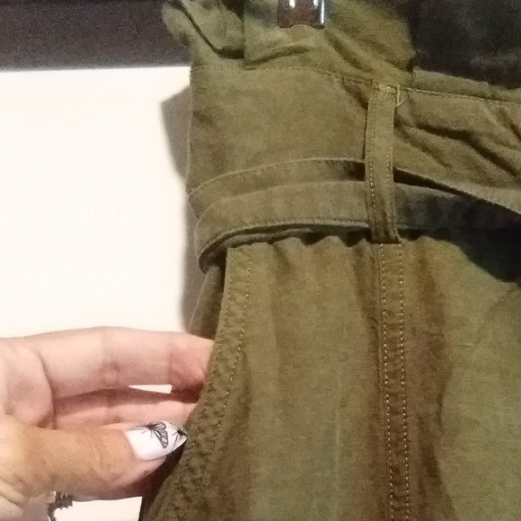 AE STUDIO CASUAL PAPERBAG WAIST PANTS - Picture 3 of 8